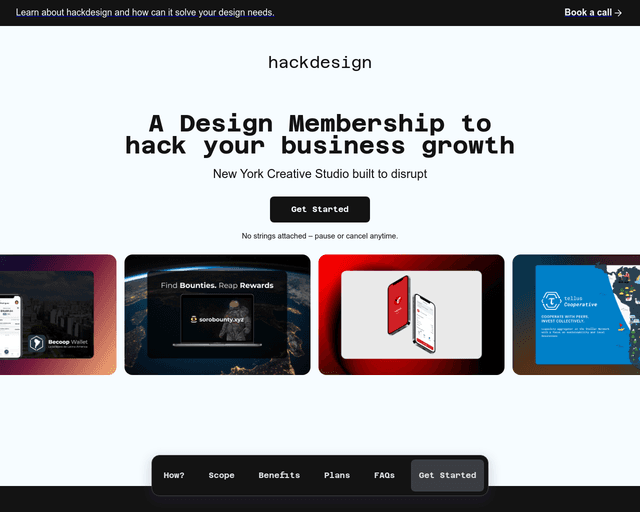 Image of Hack website
